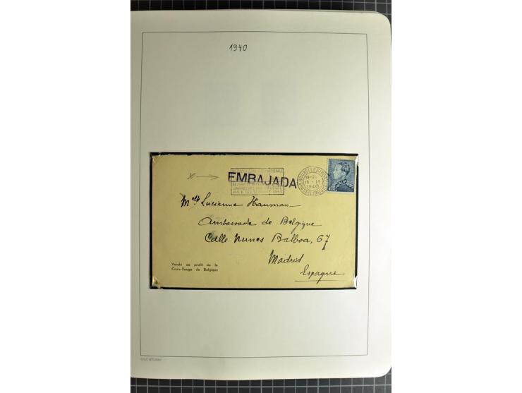 1866/1945, interessante 6bändige Sammlung mit vielen Lokalausgaben, dabei sehr viele Briefe mit viel Zensurpost, außerdem Blo
