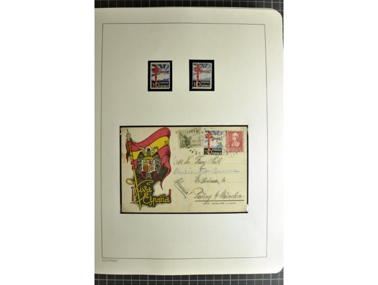 1866/1945, interessante 6bändige Sammlung mit vielen Lokalausgaben, dabei sehr viele Briefe mit viel Zensurpost, außerdem Blo