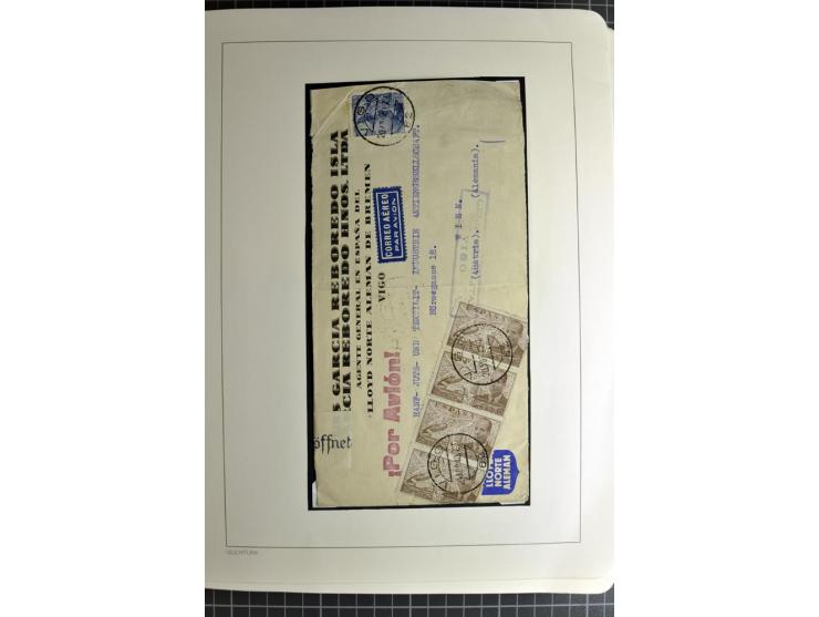 1866/1945, interessante 6bändige Sammlung mit vielen Lokalausgaben, dabei sehr viele Briefe mit viel Zensurpost, außerdem Blo
