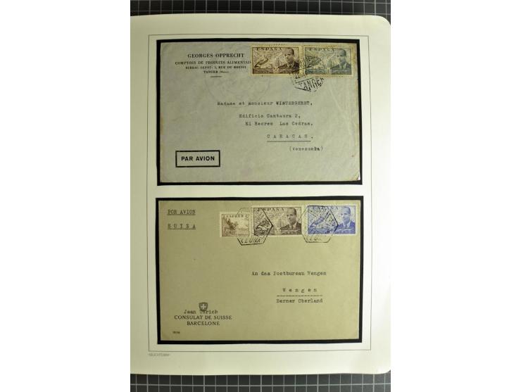 1866/1945, interessante 6bändige Sammlung mit vielen Lokalausgaben, dabei sehr viele Briefe mit viel Zensurpost, außerdem Blo