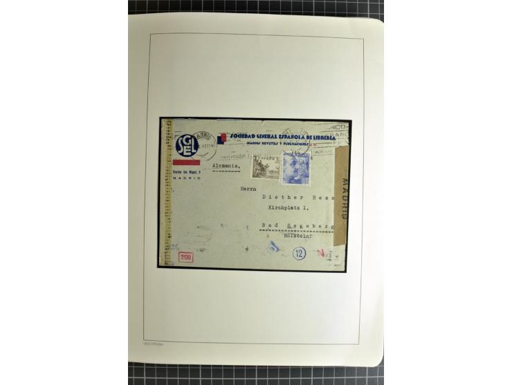 1866/1945, interessante 6bändige Sammlung mit vielen Lokalausgaben, dabei sehr viele Briefe mit viel Zensurpost, außerdem Blo