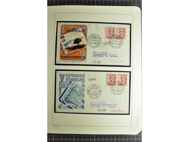 1866/1945, interessante 6bändige Sammlung mit vielen Lokalausgaben, dabei sehr viele Briefe mit viel Zensurpost, außerdem Blo