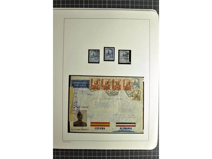 1866/1945, interessante 6bändige Sammlung mit vielen Lokalausgaben, dabei sehr viele Briefe mit viel Zensurpost, außerdem Blo