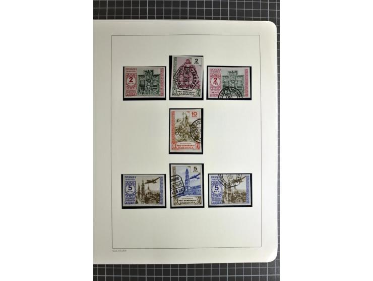 1866/1945, interessante 6bändige Sammlung mit vielen Lokalausgaben, dabei sehr viele Briefe mit viel Zensurpost, außerdem Blo