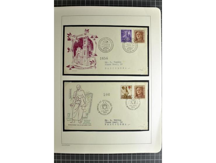 1866/1945, interessante 6bändige Sammlung mit vielen Lokalausgaben, dabei sehr viele Briefe mit viel Zensurpost, außerdem Blo