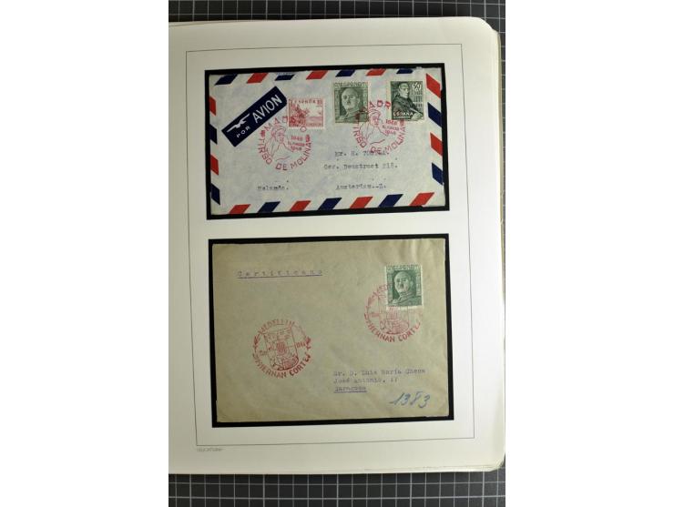 1866/1945, interessante 6bändige Sammlung mit vielen Lokalausgaben, dabei sehr viele Briefe mit viel Zensurpost, außerdem Blo