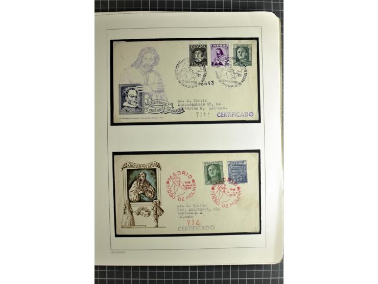 1866/1945, interessante 6bändige Sammlung mit vielen Lokalausgaben, dabei sehr viele Briefe mit viel Zensurpost, außerdem Blo