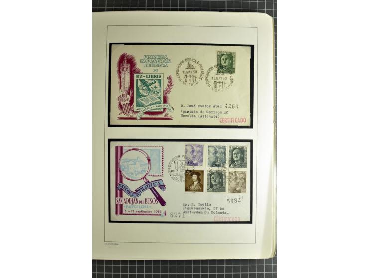 1866/1945, interessante 6bändige Sammlung mit vielen Lokalausgaben, dabei sehr viele Briefe mit viel Zensurpost, außerdem Blo