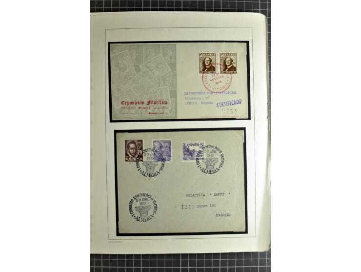 1866/1945, interessante 6bändige Sammlung mit vielen Lokalausgaben, dabei sehr viele Briefe mit viel Zensurpost, außerdem Blo