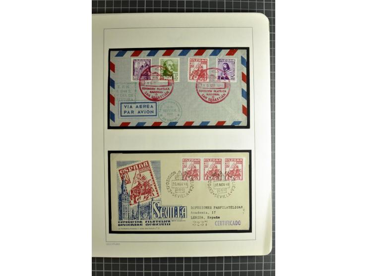 1866/1945, interessante 6bändige Sammlung mit vielen Lokalausgaben, dabei sehr viele Briefe mit viel Zensurpost, außerdem Blo