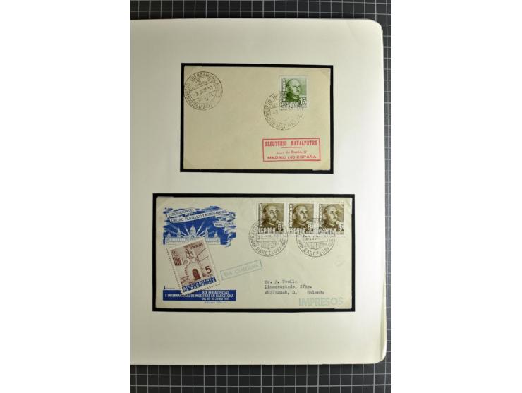 1866/1945, interessante 6bändige Sammlung mit vielen Lokalausgaben, dabei sehr viele Briefe mit viel Zensurpost, außerdem Blo