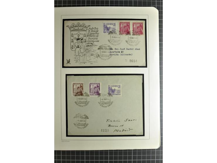 1866/1945, interessante 6bändige Sammlung mit vielen Lokalausgaben, dabei sehr viele Briefe mit viel Zensurpost, außerdem Blo