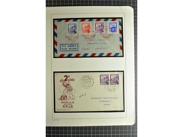 1866/1945, interessante 6bändige Sammlung mit vielen Lokalausgaben, dabei sehr viele Briefe mit viel Zensurpost, außerdem Blo