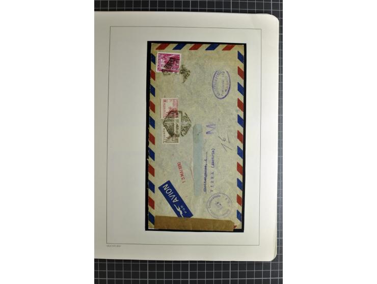 1866/1945, interessante 6bändige Sammlung mit vielen Lokalausgaben, dabei sehr viele Briefe mit viel Zensurpost, außerdem Blo