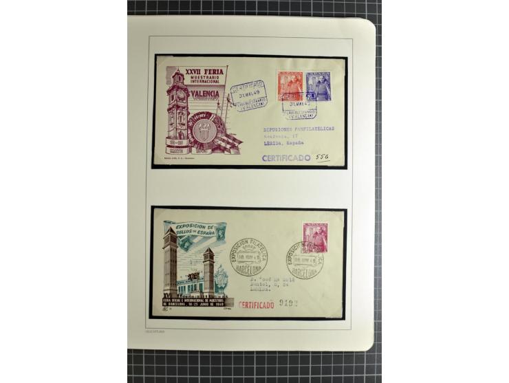 1866/1945, interessante 6bändige Sammlung mit vielen Lokalausgaben, dabei sehr viele Briefe mit viel Zensurpost, außerdem Blo