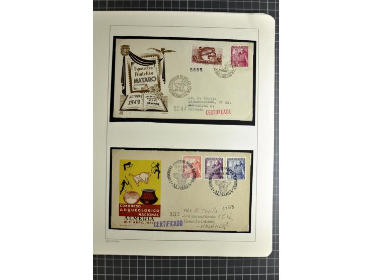 1866/1945, interessante 6bändige Sammlung mit vielen Lokalausgaben, dabei sehr viele Briefe mit viel Zensurpost, außerdem Blo