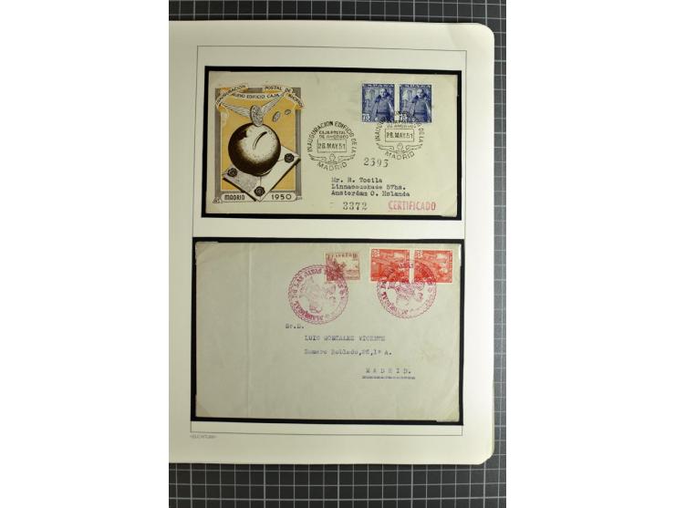 1866/1945, interessante 6bändige Sammlung mit vielen Lokalausgaben, dabei sehr viele Briefe mit viel Zensurpost, außerdem Blo