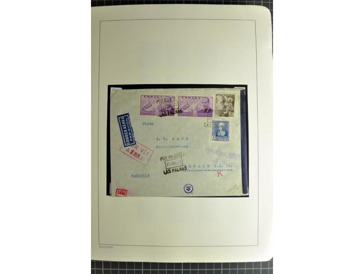 1866/1945, interessante 6bändige Sammlung mit vielen Lokalausgaben, dabei sehr viele Briefe mit viel Zensurpost, außerdem Blo