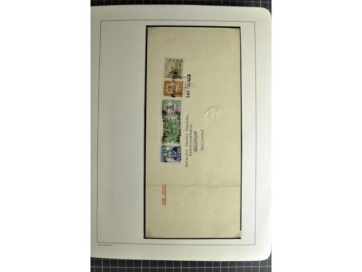 1866/1945, interessante 6bändige Sammlung mit vielen Lokalausgaben, dabei sehr viele Briefe mit viel Zensurpost, außerdem Blo
