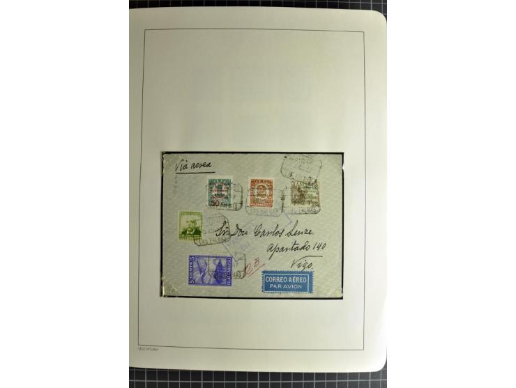 1866/1945, interessante 6bändige Sammlung mit vielen Lokalausgaben, dabei sehr viele Briefe mit viel Zensurpost, außerdem Blo