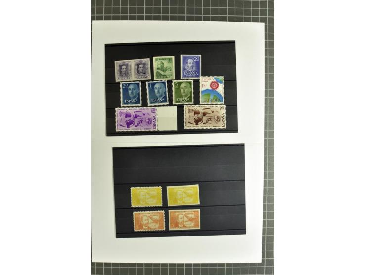 1922/67, 13 seltene postfrische Werte, alle in diesen Farben unverausgabt bzw. Farbproben, 2 Befunde Grauss AIEP