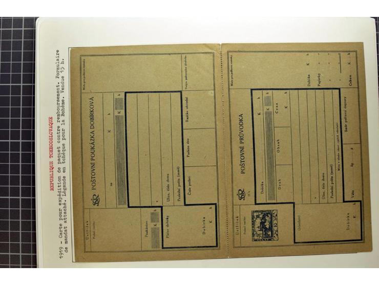  1918/86, ungebrauchte und gestempelte Sammlung mit lokalen Revolutionsausgaben, VZOREC auf Hradschin, Portoprovisiorien, Pro
