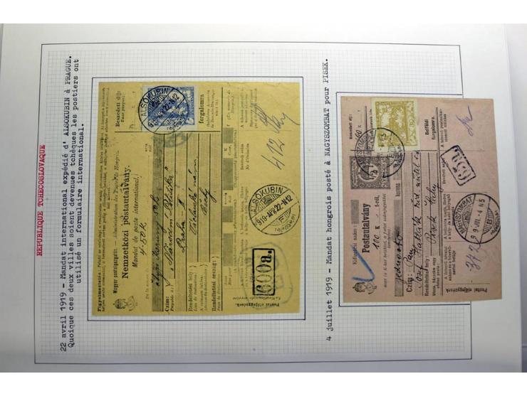  1918/86, ungebrauchte und gestempelte Sammlung mit lokalen Revolutionsausgaben, VZOREC auf Hradschin, Portoprovisiorien, Pro