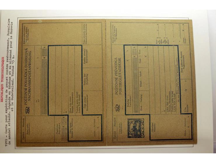  1918/86, ungebrauchte und gestempelte Sammlung mit lokalen Revolutionsausgaben, VZOREC auf Hradschin, Portoprovisiorien, Pro