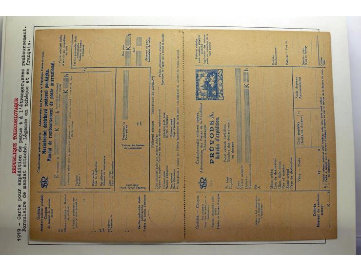  1918/86, ungebrauchte und gestempelte Sammlung mit lokalen Revolutionsausgaben, VZOREC auf Hradschin, Portoprovisiorien, Pro