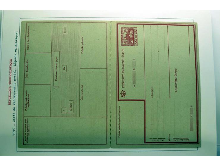  1918/86, ungebrauchte und gestempelte Sammlung mit lokalen Revolutionsausgaben, VZOREC auf Hradschin, Portoprovisiorien, Pro