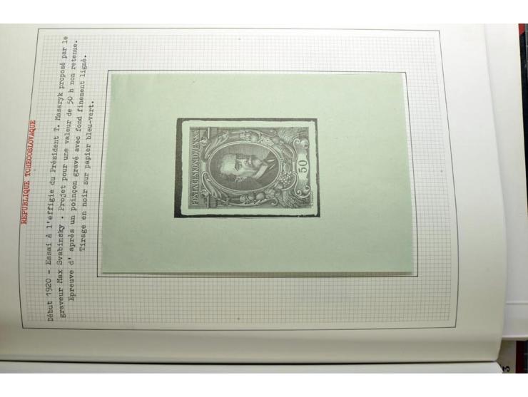  1918/86, ungebrauchte und gestempelte Sammlung mit lokalen Revolutionsausgaben, VZOREC auf Hradschin, Portoprovisiorien, Pro