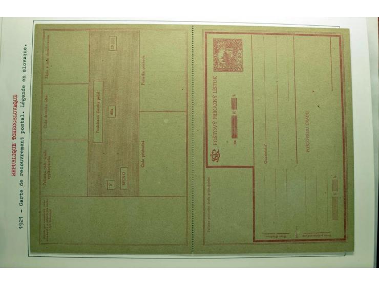  1918/86, ungebrauchte und gestempelte Sammlung mit lokalen Revolutionsausgaben, VZOREC auf Hradschin, Portoprovisiorien, Pro