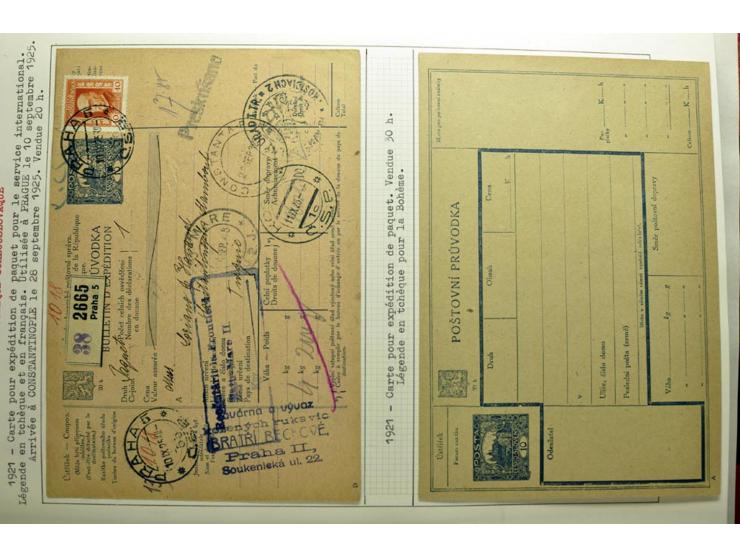  1918/86, ungebrauchte und gestempelte Sammlung mit lokalen Revolutionsausgaben, VZOREC auf Hradschin, Portoprovisiorien, Pro