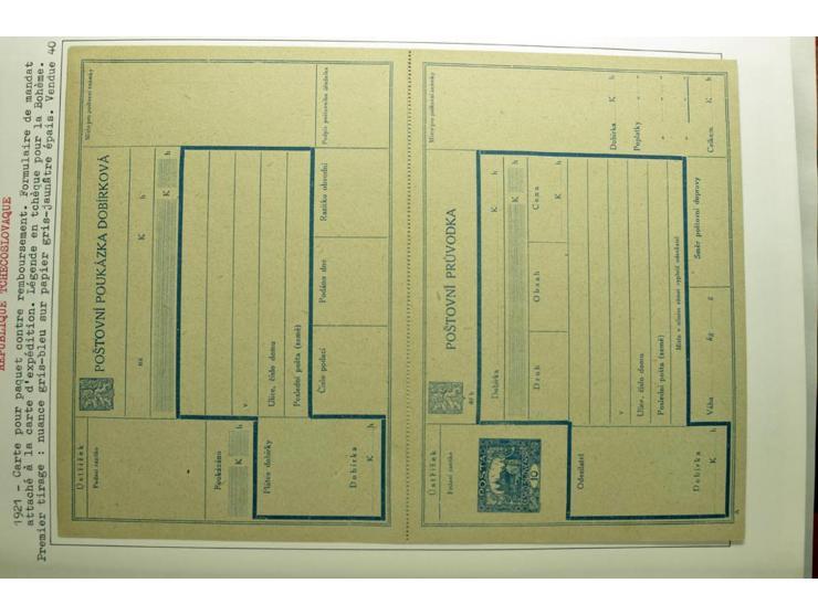  1918/86, ungebrauchte und gestempelte Sammlung mit lokalen Revolutionsausgaben, VZOREC auf Hradschin, Portoprovisiorien, Pro