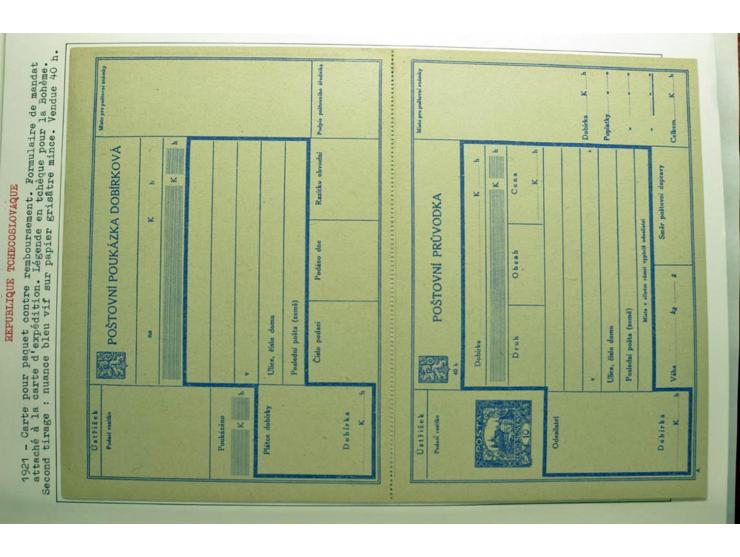  1918/86, ungebrauchte und gestempelte Sammlung mit lokalen Revolutionsausgaben, VZOREC auf Hradschin, Portoprovisiorien, Pro