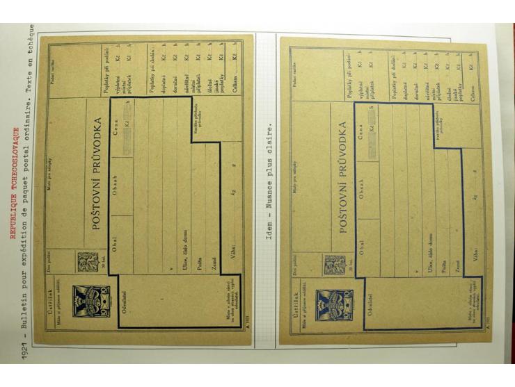  1918/86, ungebrauchte und gestempelte Sammlung mit lokalen Revolutionsausgaben, VZOREC auf Hradschin, Portoprovisiorien, Pro