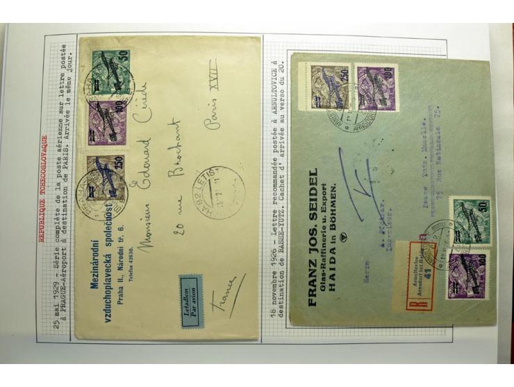  1918/86, ungebrauchte und gestempelte Sammlung mit lokalen Revolutionsausgaben, VZOREC auf Hradschin, Portoprovisiorien, Pro