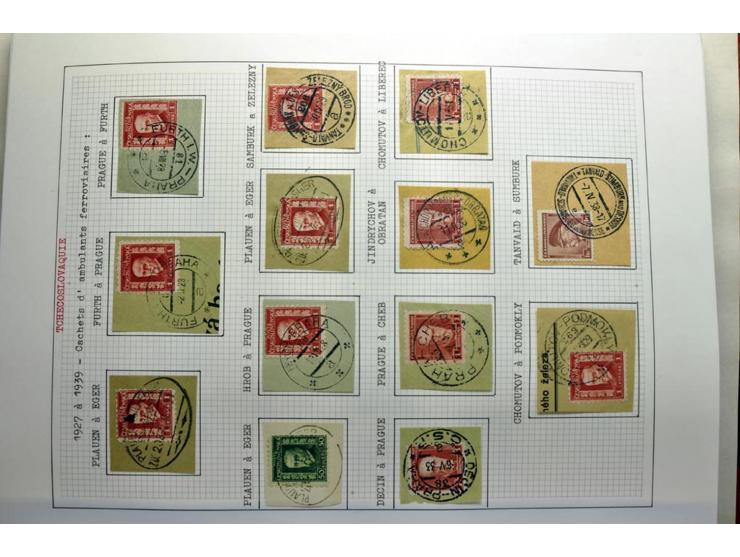  1918/86, ungebrauchte und gestempelte Sammlung mit lokalen Revolutionsausgaben, VZOREC auf Hradschin, Portoprovisiorien, Pro