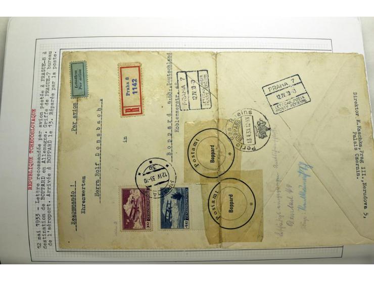  1918/86, ungebrauchte und gestempelte Sammlung mit lokalen Revolutionsausgaben, VZOREC auf Hradschin, Portoprovisiorien, Pro