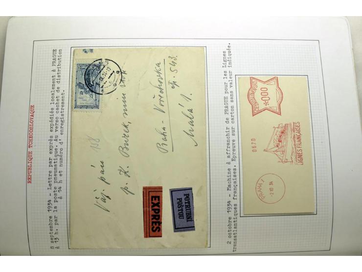  1918/86, ungebrauchte und gestempelte Sammlung mit lokalen Revolutionsausgaben, VZOREC auf Hradschin, Portoprovisiorien, Pro
