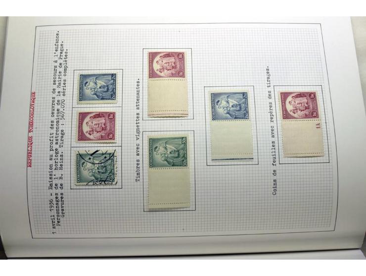 1918/86, ungebrauchte und gestempelte Sammlung mit lokalen Revolutionsausgaben, VZOREC auf Hradschin, Portoprovisiorien, Pro