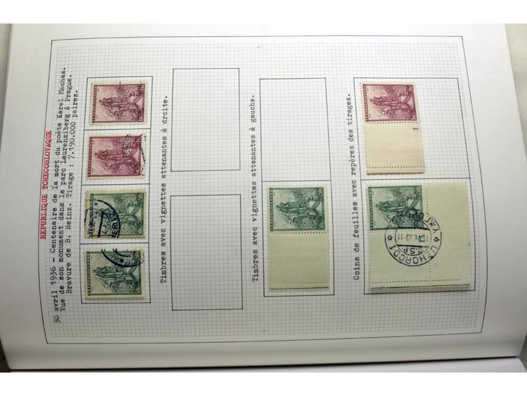  1918/86, ungebrauchte und gestempelte Sammlung mit lokalen Revolutionsausgaben, VZOREC auf Hradschin, Portoprovisiorien, Pro