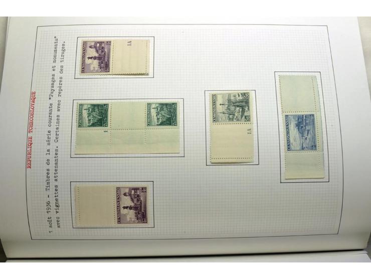  1918/86, ungebrauchte und gestempelte Sammlung mit lokalen Revolutionsausgaben, VZOREC auf Hradschin, Portoprovisiorien, Pro