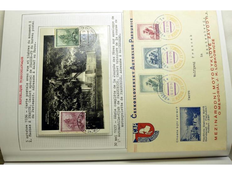  1918/86, ungebrauchte und gestempelte Sammlung mit lokalen Revolutionsausgaben, VZOREC auf Hradschin, Portoprovisiorien, Pro