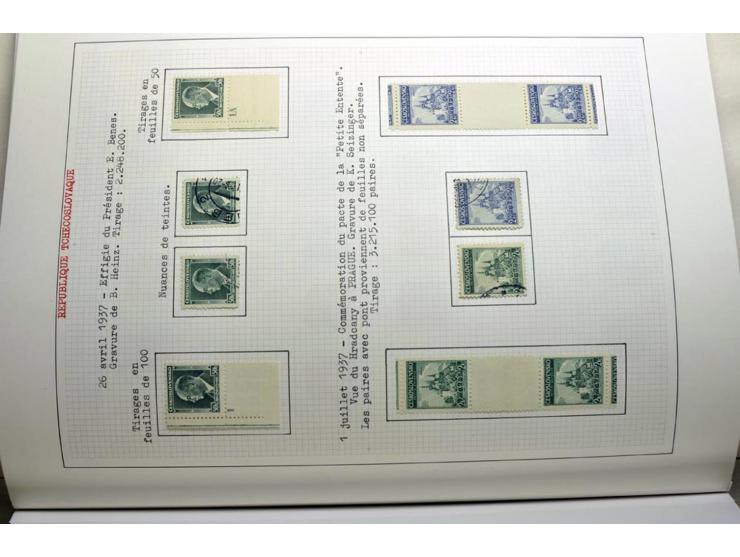  1918/86, ungebrauchte und gestempelte Sammlung mit lokalen Revolutionsausgaben, VZOREC auf Hradschin, Portoprovisiorien, Pro