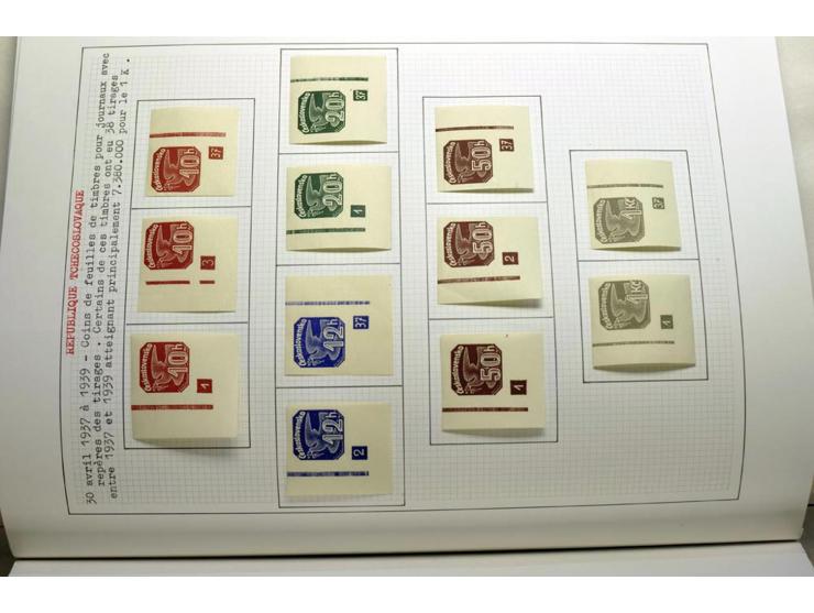  1918/86, ungebrauchte und gestempelte Sammlung mit lokalen Revolutionsausgaben, VZOREC auf Hradschin, Portoprovisiorien, Pro