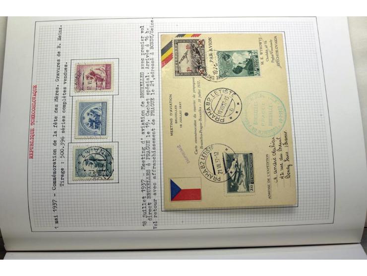  1918/86, ungebrauchte und gestempelte Sammlung mit lokalen Revolutionsausgaben, VZOREC auf Hradschin, Portoprovisiorien, Pro