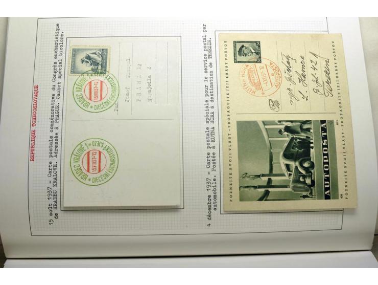  1918/86, ungebrauchte und gestempelte Sammlung mit lokalen Revolutionsausgaben, VZOREC auf Hradschin, Portoprovisiorien, Pro