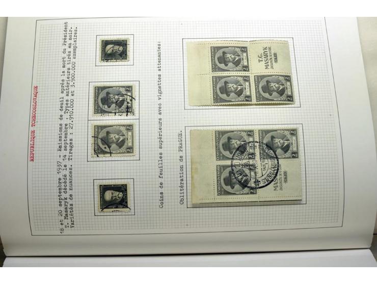  1918/86, ungebrauchte und gestempelte Sammlung mit lokalen Revolutionsausgaben, VZOREC auf Hradschin, Portoprovisiorien, Pro