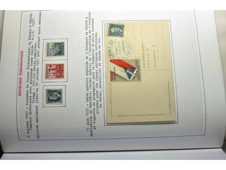  1918/86, ungebrauchte und gestempelte Sammlung mit lokalen Revolutionsausgaben, VZOREC auf Hradschin, Portoprovisiorien, Pro